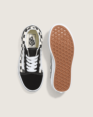Kids Old Skool Primary Check Black/White Shoes | Vans discount