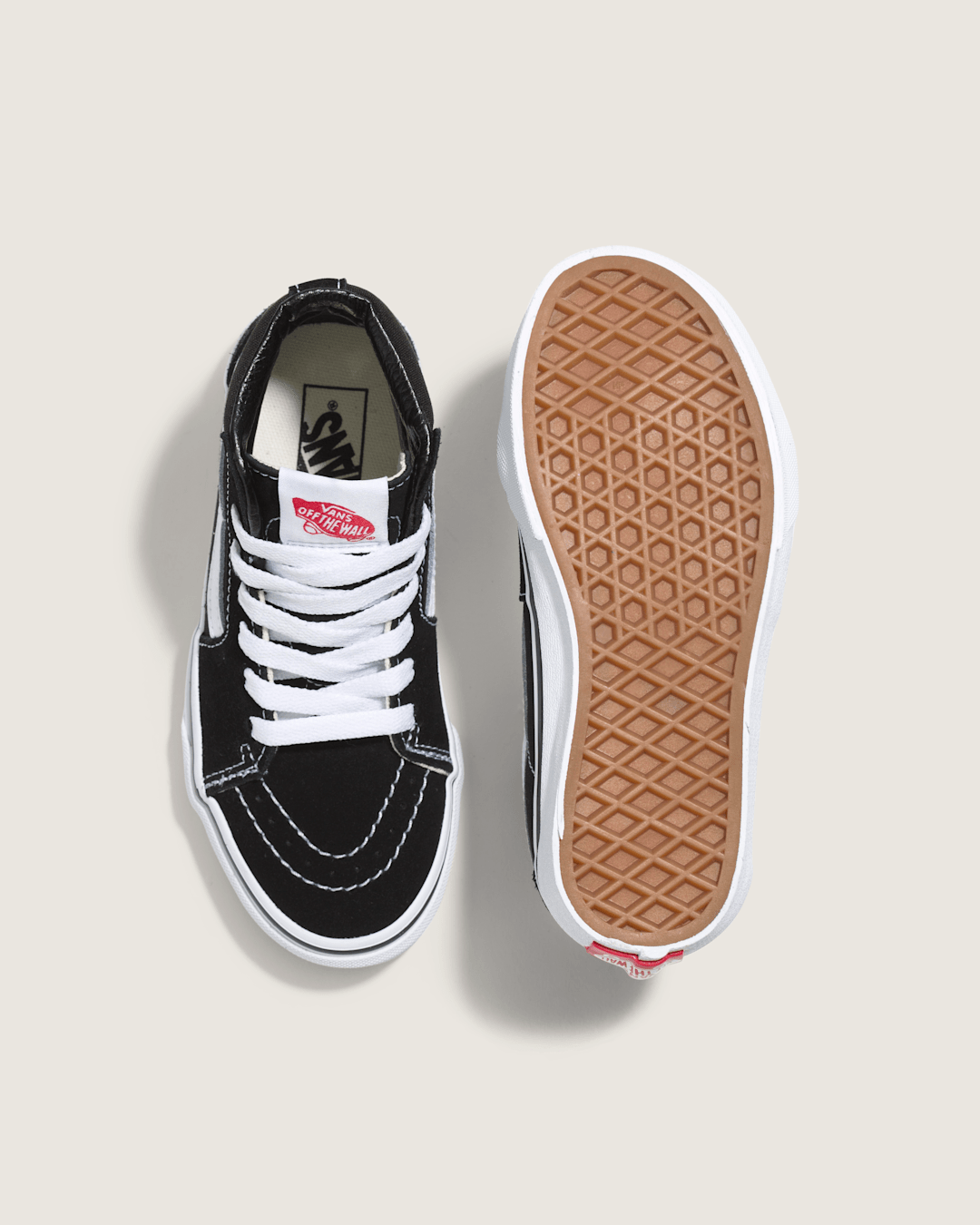 Kids Sk8-Hi Black/True White Shoes | Vans online