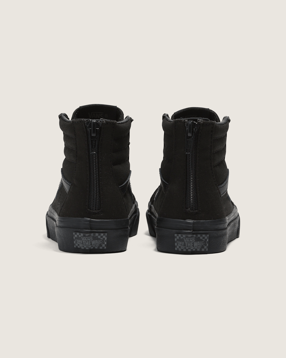 Little Kids Sk8-Hi Zip Checkerboard Shoe in Checkerboard Black / Black | Vans outlet