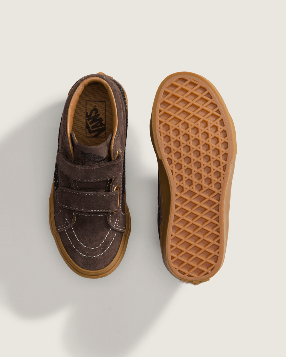 Little Kids Sk8-Mid Reissue V Shoe in Demitasse Brown | Vans on sale