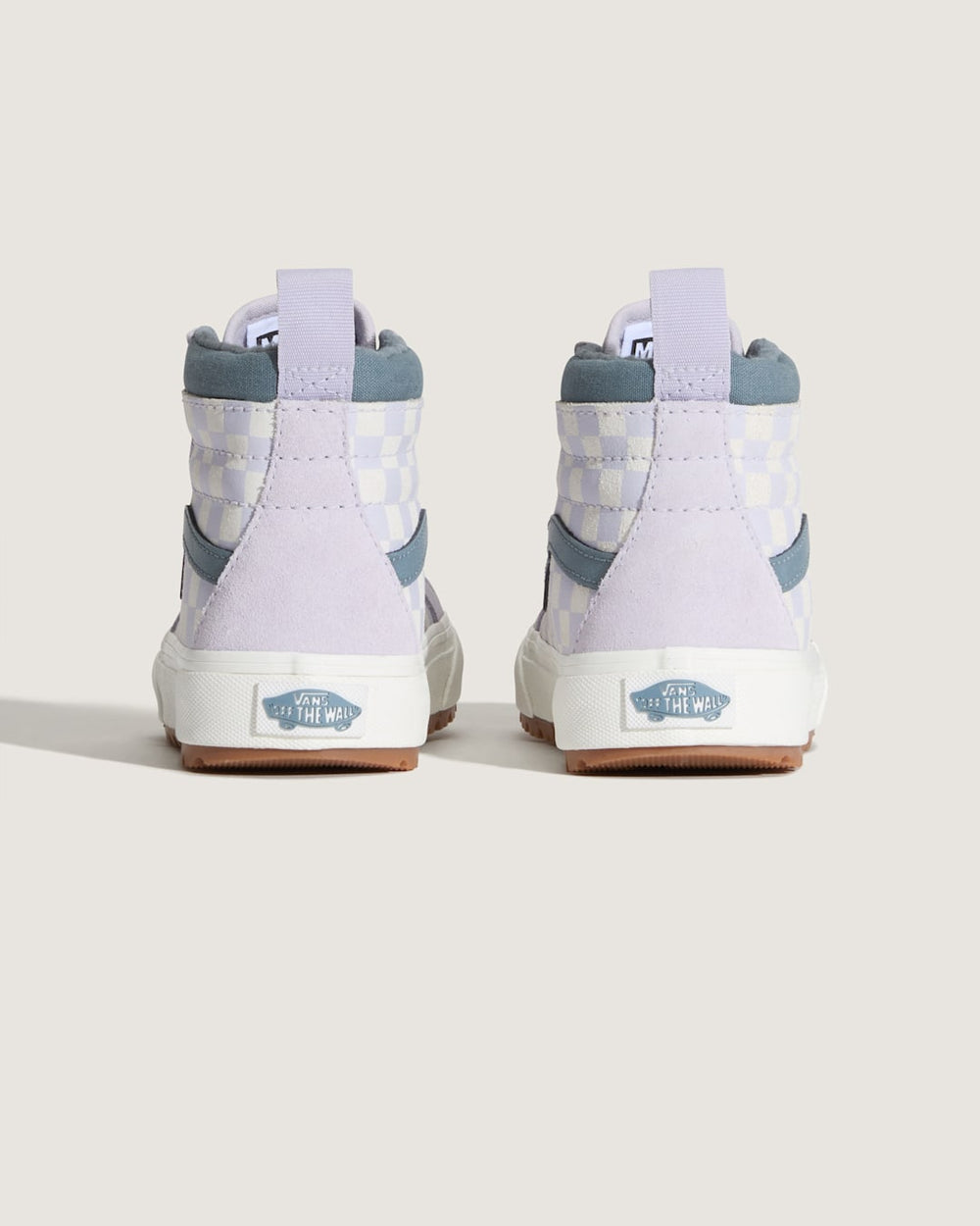 Little Kids Sk8-Hi Water Resistant Checkerboard Shoe in Lilac Mist Purple | Vans near me