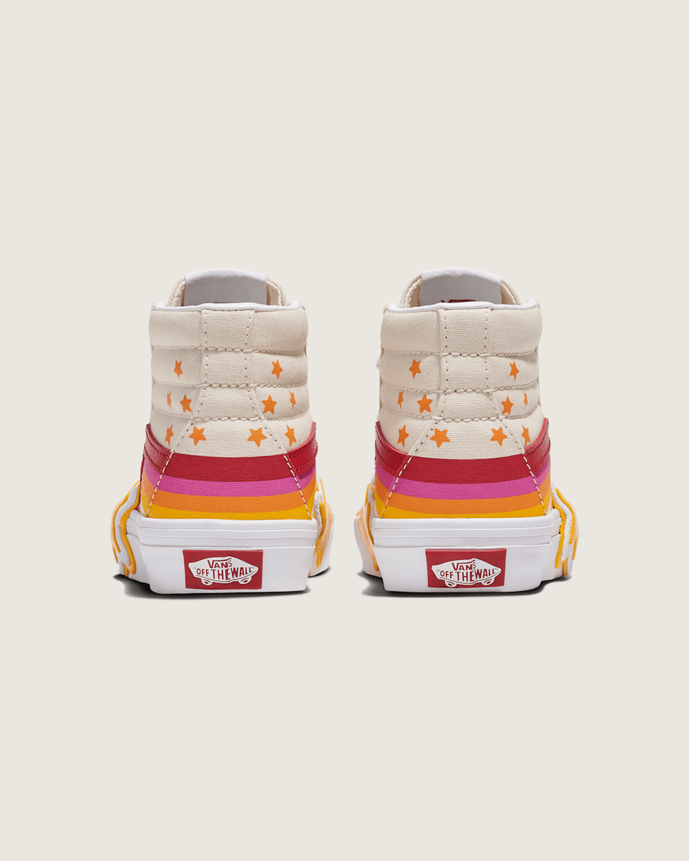 Little Kids Sk8-Hi Shoe in Rainbow Red / Yellow / Beige | Vans near me