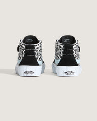 Little Kids Sk8-Mid V Shoe in Glitter Leopard Pastel Blue | Vans discount