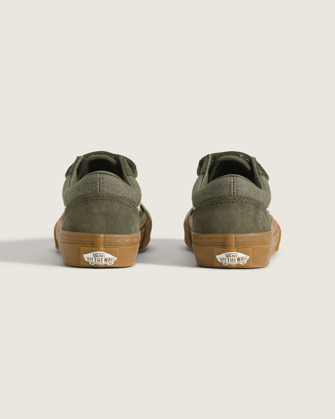 Little Kids Old Skool V Shoe in Green | Vans online