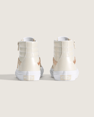 Little Kids SK8-Hi Side Zip Shoe in Dazzled Turtledove White | Vans on sale