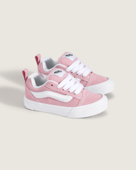 Little Kids Knu Skool Shoe in Dawn Pink / True White | Vans discount