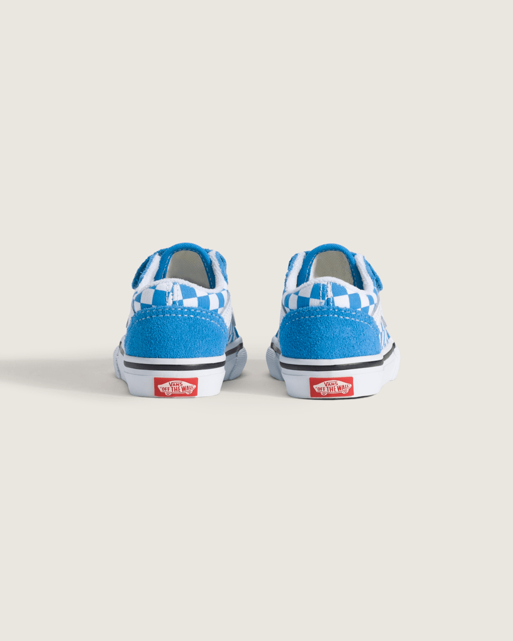 Toddler Old Skool V Checkerboard Shoe in Checkerboard Bright Azure Blue | Vans discount