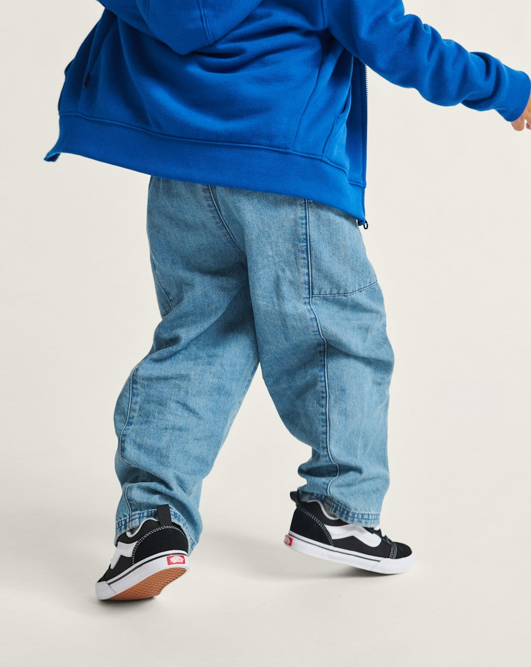 Toddler Knu Skool Shoe in Black / True White | Vans sale