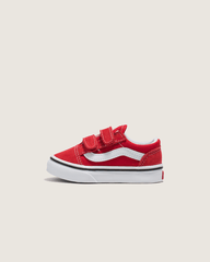 Toddler Old Skool V Racing Red/True White Shoes | Vans discount