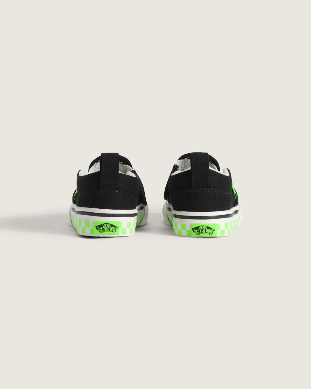 Toddler Classic Slip-On V Shoe in Glow-in-the-Dark Black / Green Gecko | Vans discount