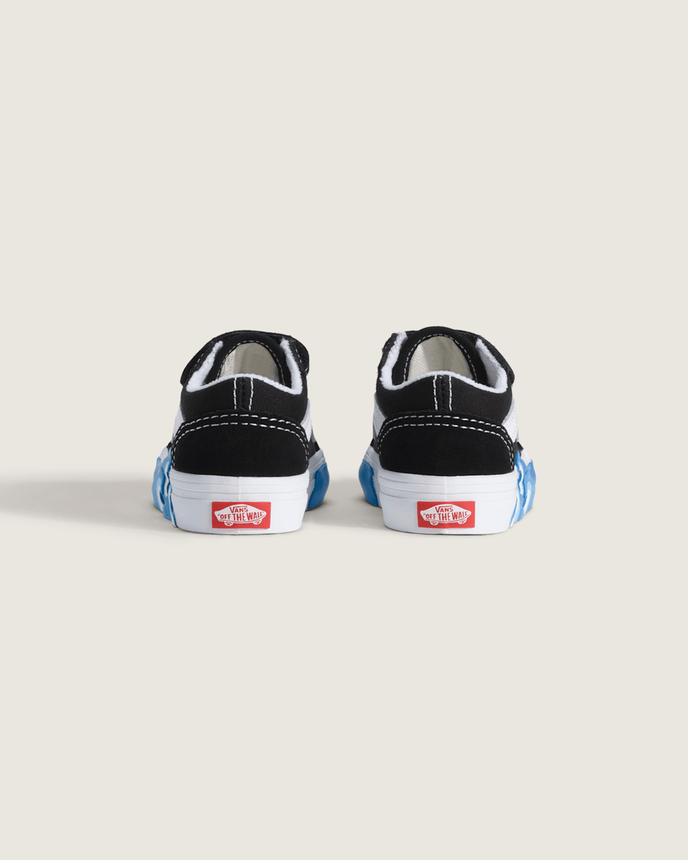 Toddler Old Skool V Shoe in Black / Bright Azure Blue | Vans on sale