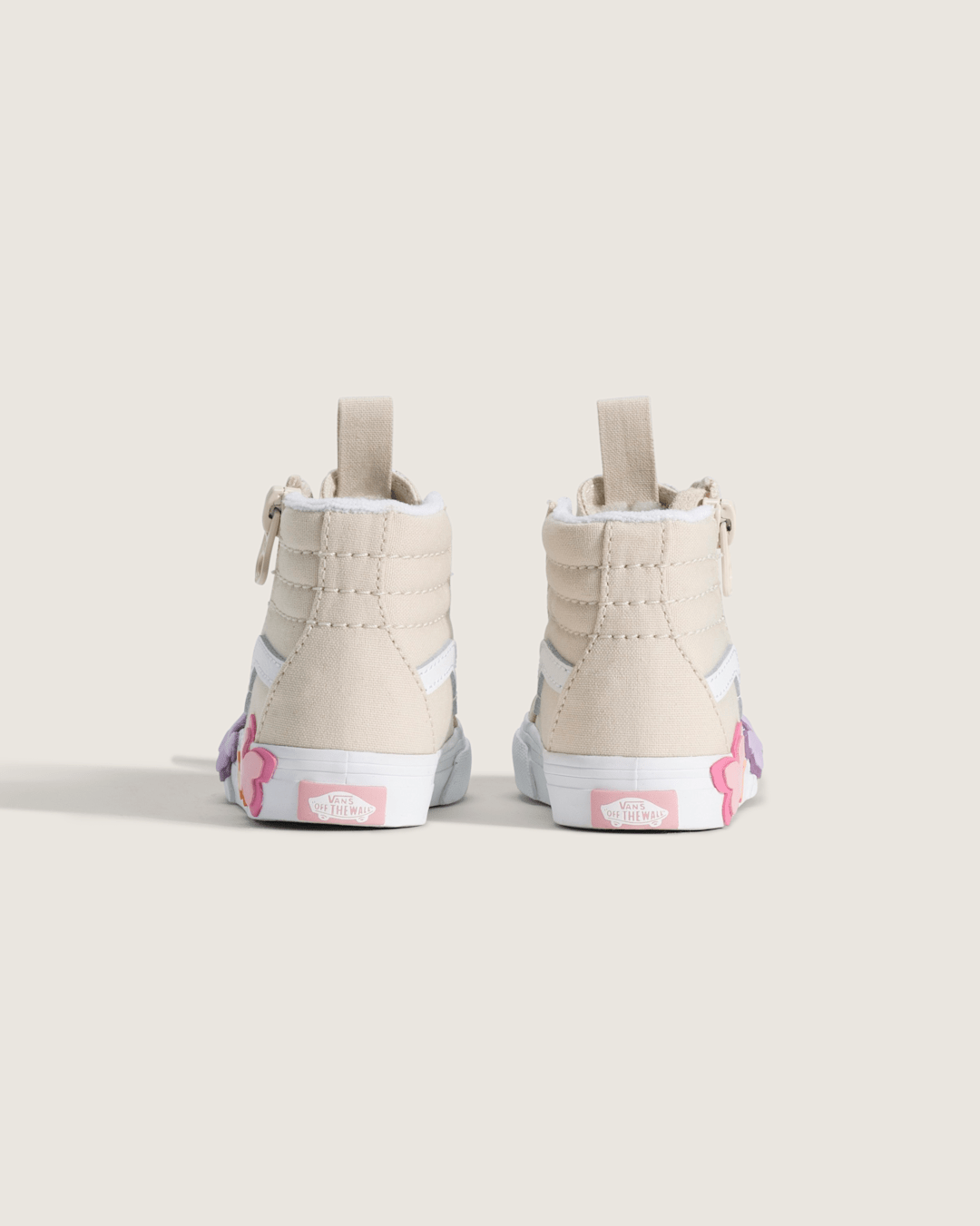 Toddler Sk8-Hi Side Zip Shoe in Beige | Vans sale