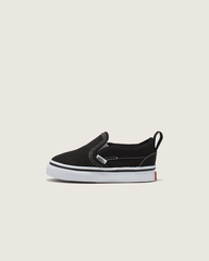 Toddler Slip-On V Canvas Black/True White Shoes | Vans discount