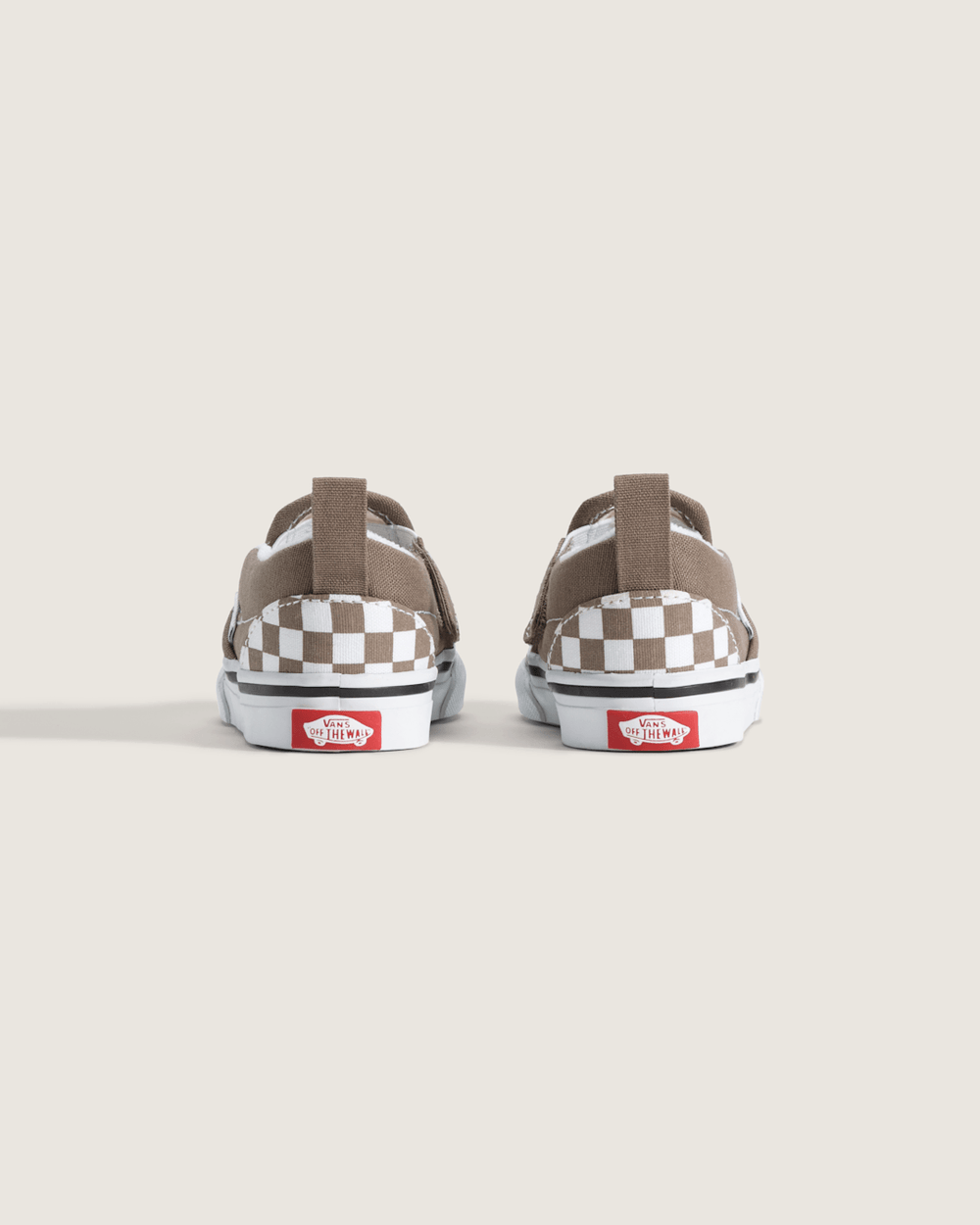 Toddler Slip-On V Checkerboard Shoe in Checkerboard Walnut Brown | Vans sale