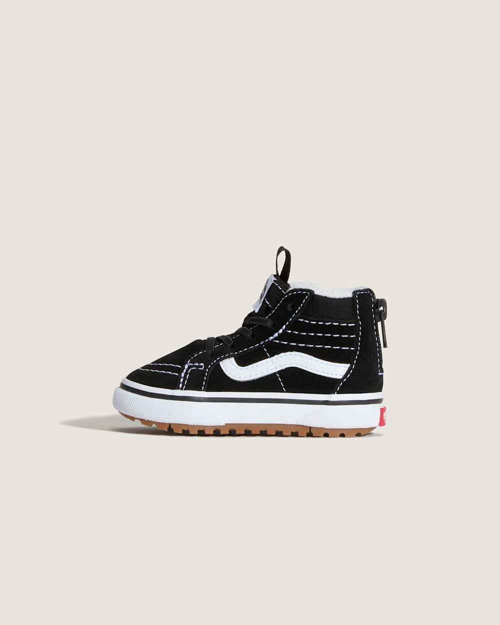 Toddler Sk8-Hi Zip Water Resistant Shoe in Black / White | Vans discount