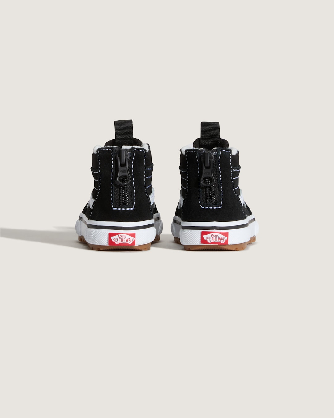 Toddler Sk8-Hi Zip Water Resistant Shoe in Black / White | Vans discount