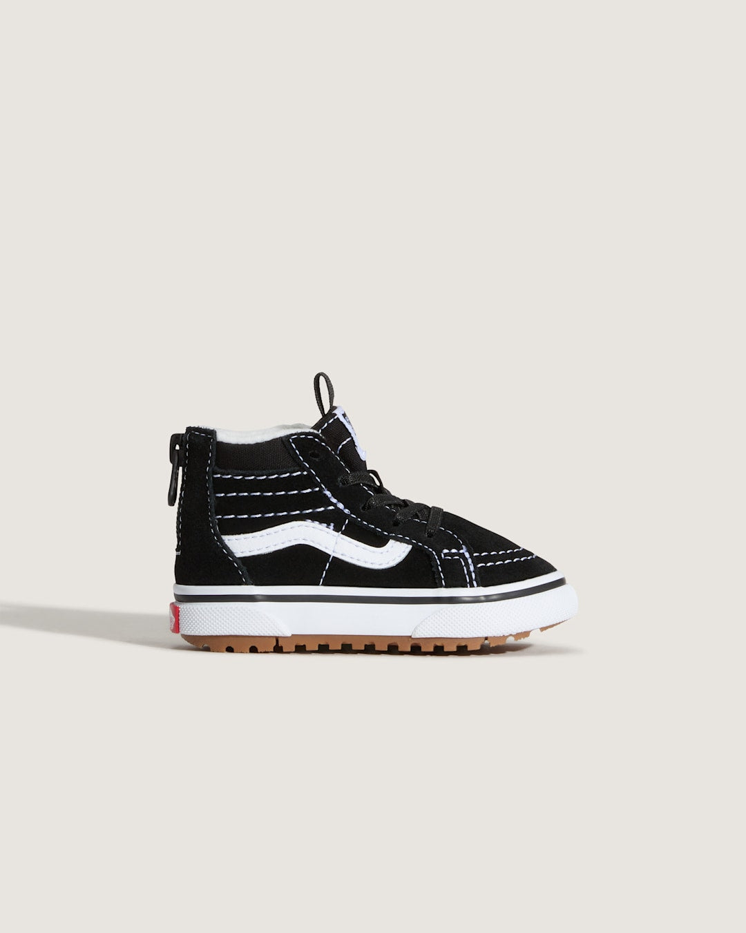 Toddler Sk8-Hi Zip Water Resistant Shoe in Black / White | Vans discount