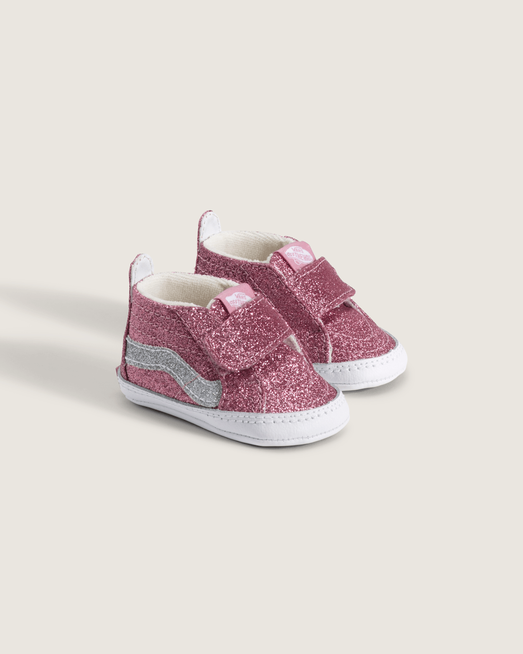 Infant SK8-Hi Crib Shoe in Glitter Dawn Pink | Vans on sale