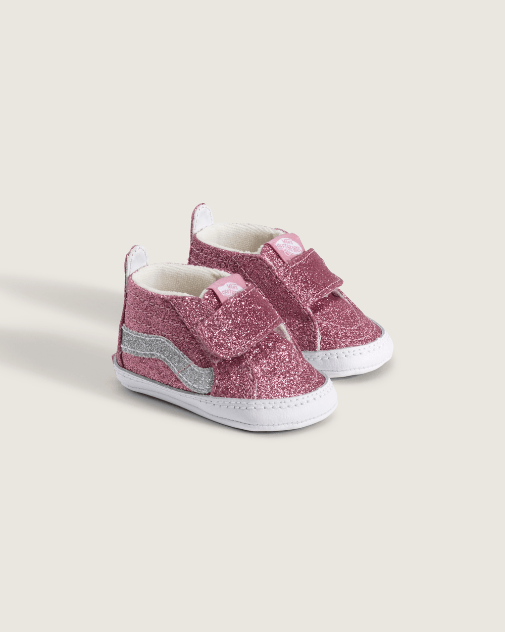 Infant SK8-Hi Crib Shoe in Glitter Dawn Pink | Vans on sale