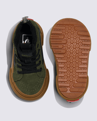 Toddler Sk8-Hi Zip Gum Shoe in Grape Leaf Green / Gum | Vans discount