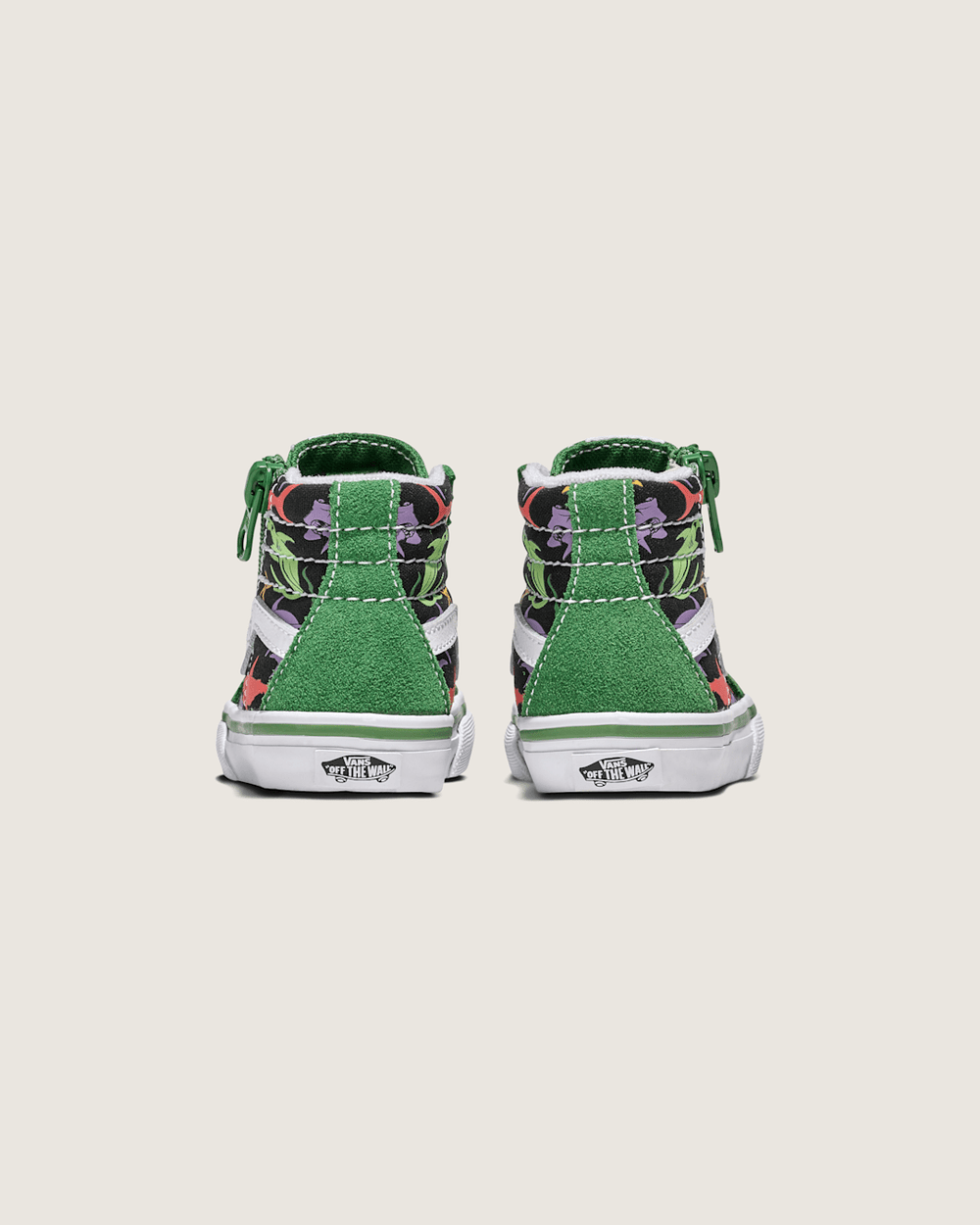 Toddler Sk8-Hi Reissue Side Zip Shark Shoe in Green / Black | Vans discount