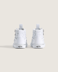 Toddler SK8-Hi Side Zip Checkerboard Shoe in Checkerboard Silver Grey | Vans outlet