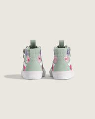 Toddler Sk8-Hi Side Zip Shoe in Grey / Olive Green | Vans near me