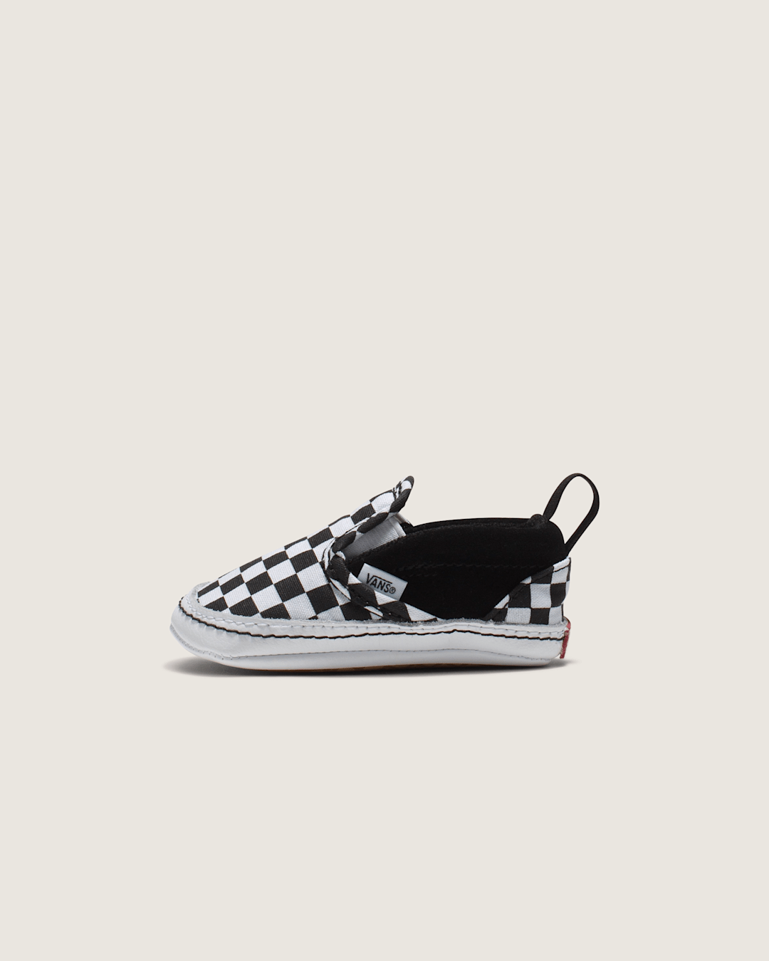 Infant Slip-On V Crib Checkerboard Shoe in Checkerboard Black / True White | Vans on sale