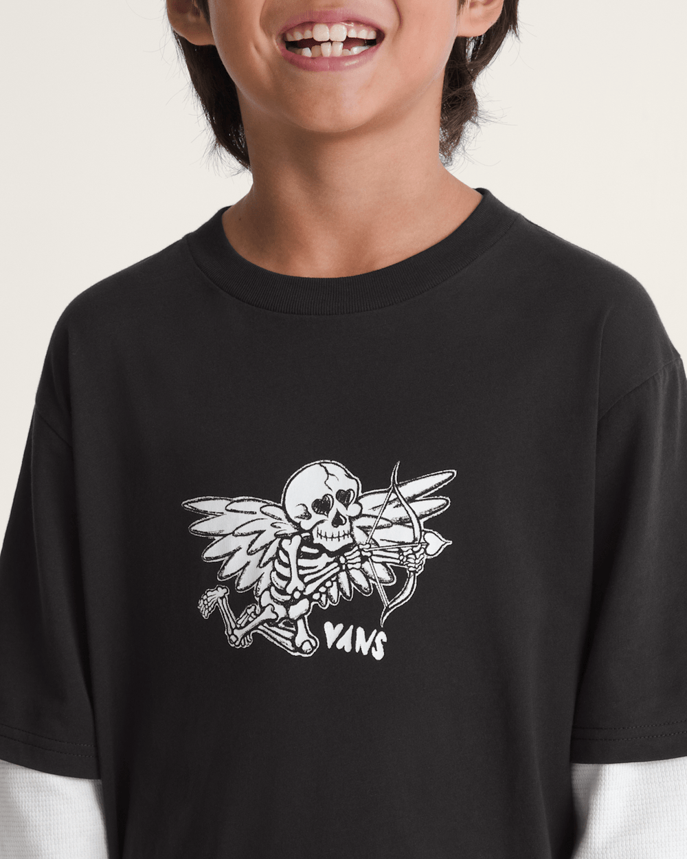 Kids Love Struck Thermal Twofer in Black | Vans outlet