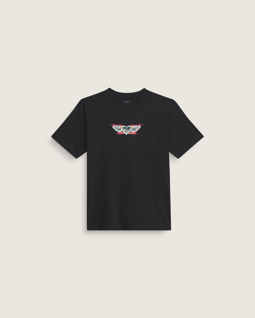 Kids Chrome Heart T-Shirt in Black | Vans near me