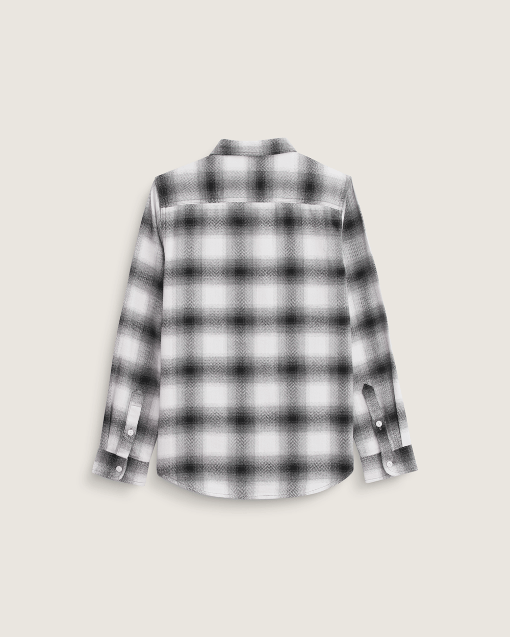 Kids Lawson Plaid Flannel Shirt in Marshmallow White / Black | Vans sale