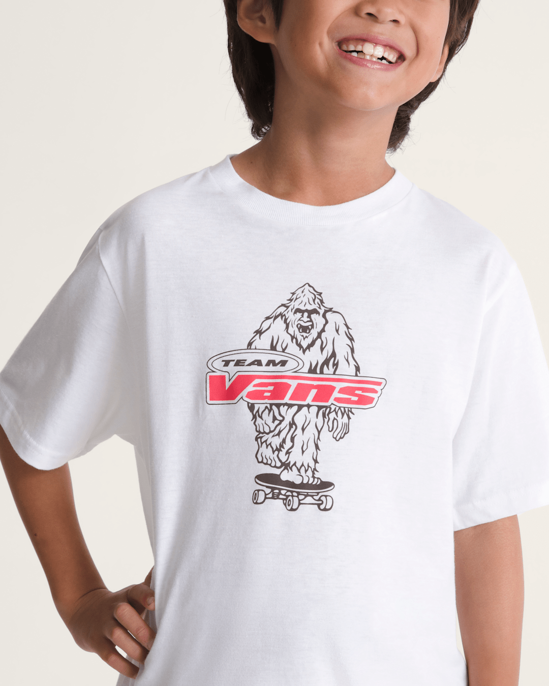 Kids Big Push T-Shirt in White | Vans sale