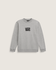 Kids Stretch Logo Crew Sweatshirt in Cement Heather Grey | Vans online