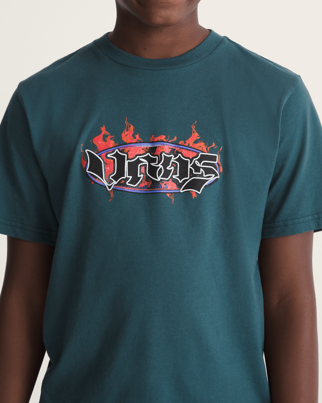 Kids Night Spark T-Shirt in Mossy Olive Green | Vans on sale