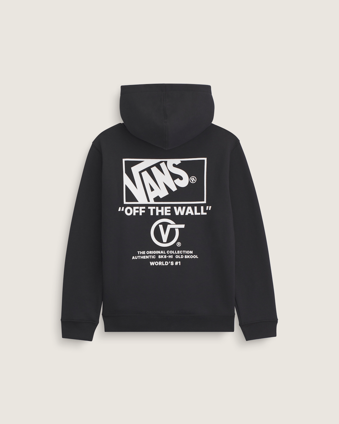 Kids Stacked Hi Pullover Hoodie in Black / White | Vans online