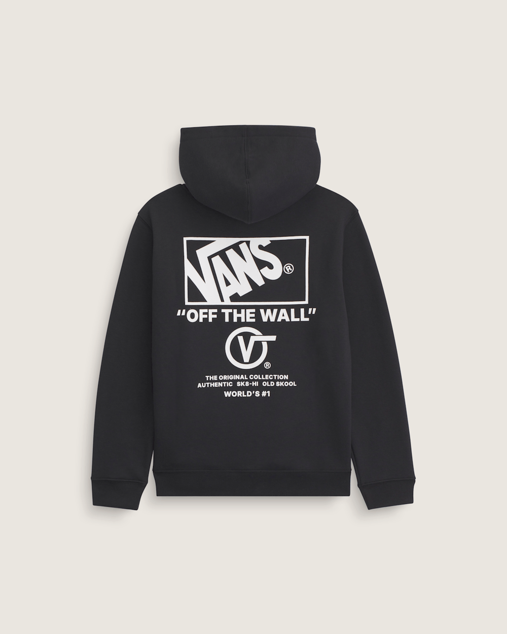 Kids Stacked Hi Pullover Hoodie in Black / White | Vans online
