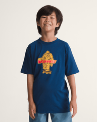 Kids Big Push T-Shirt in Deep Indigo Blue | Vans outlet