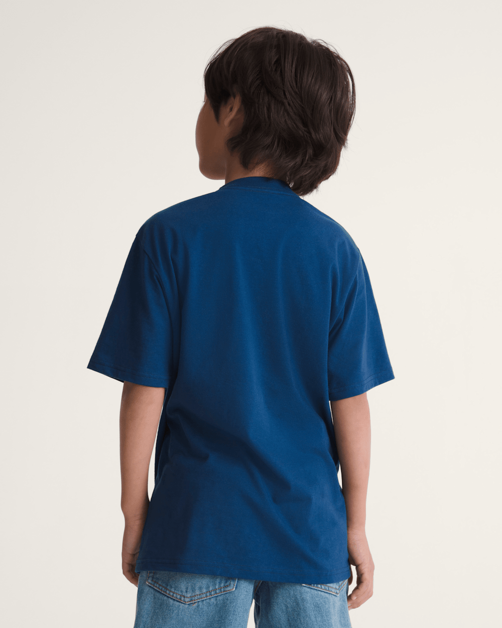 Kids Big Push T-Shirt in Deep Indigo Blue | Vans outlet