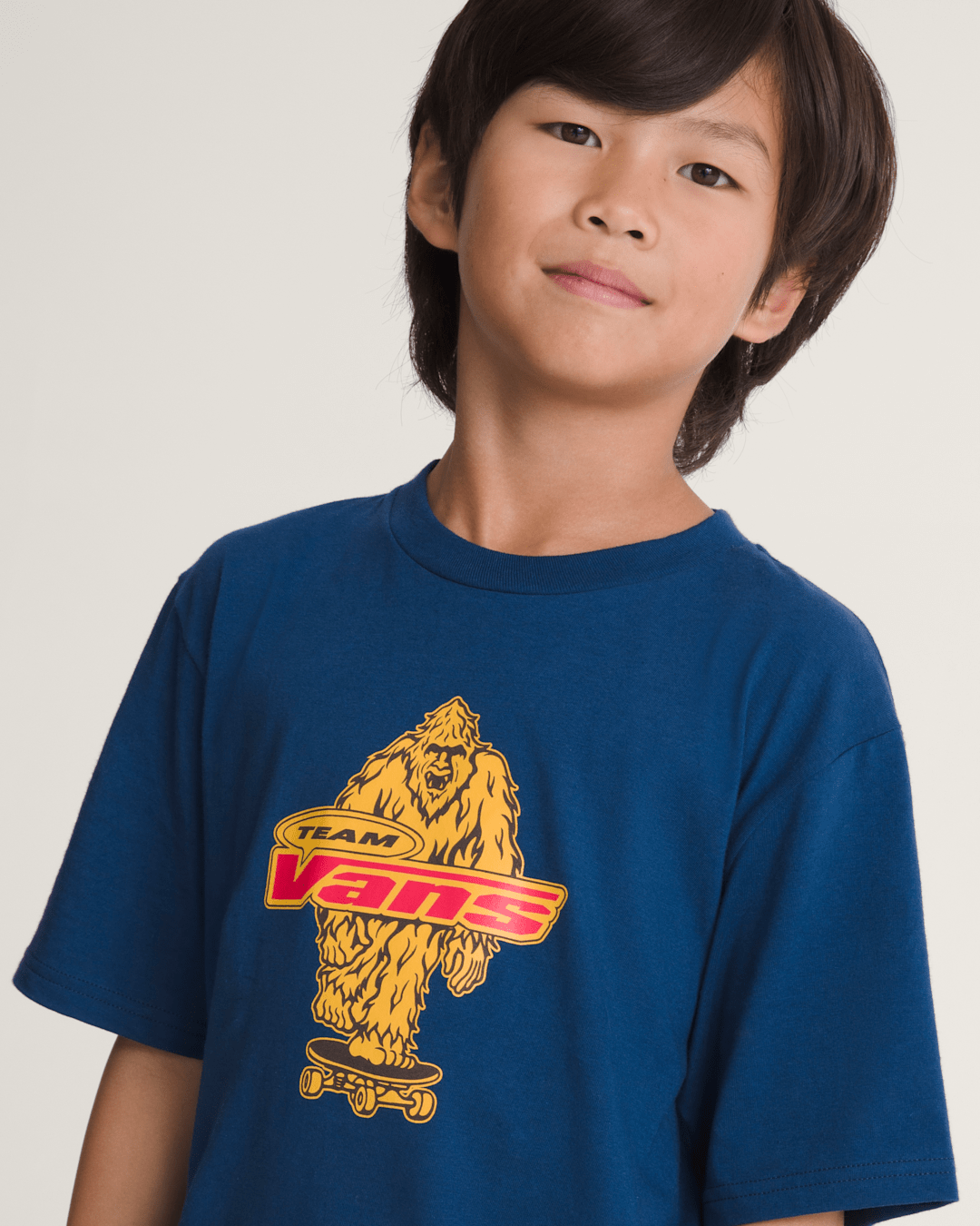 Kids Big Push T-Shirt in Deep Indigo Blue | Vans outlet