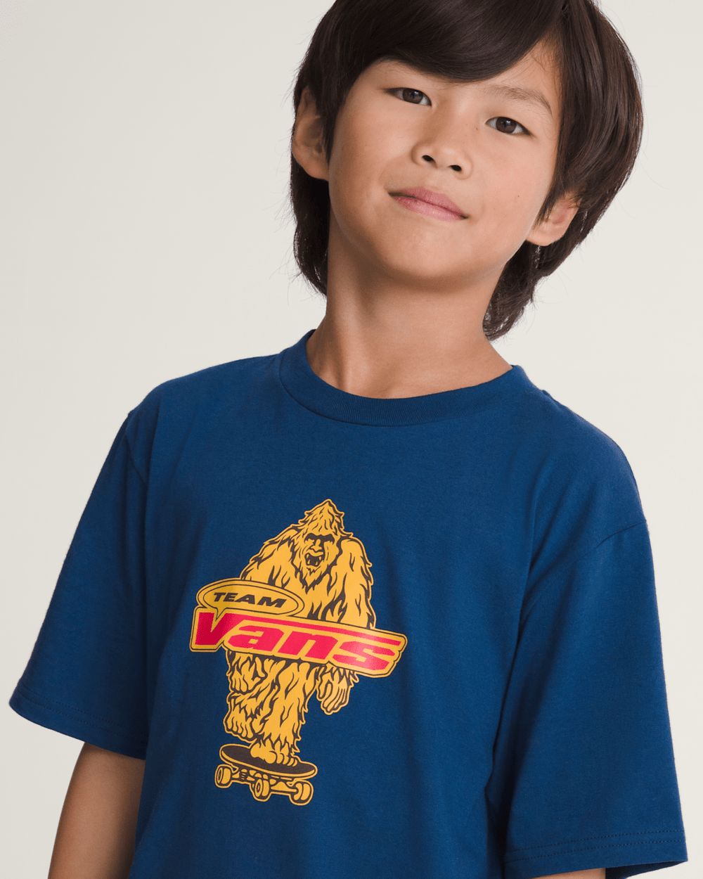 Kids Big Push T-Shirt in Deep Indigo Blue | Vans outlet