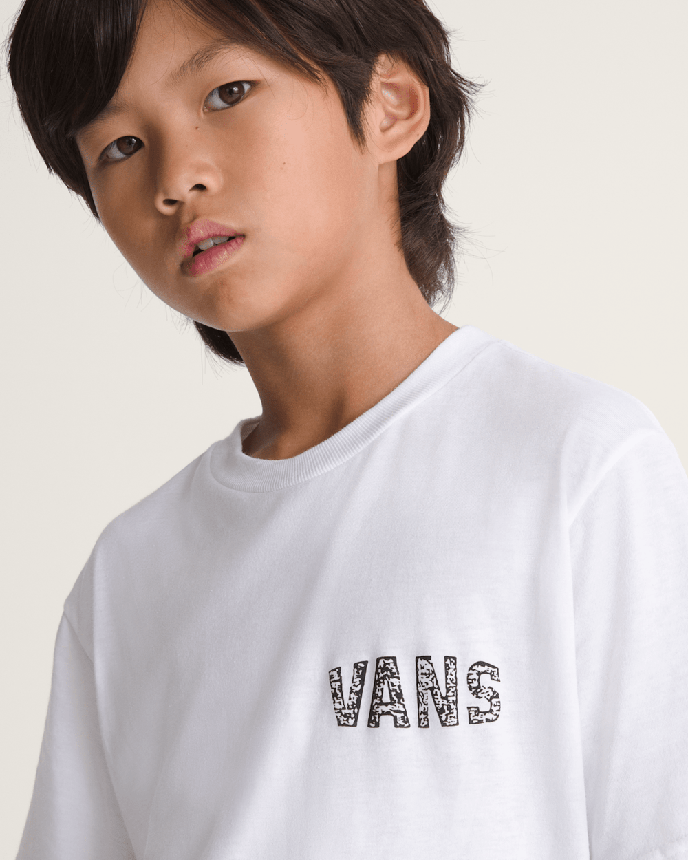 Kids Racing Flames T-Shirt in White | Vans near me