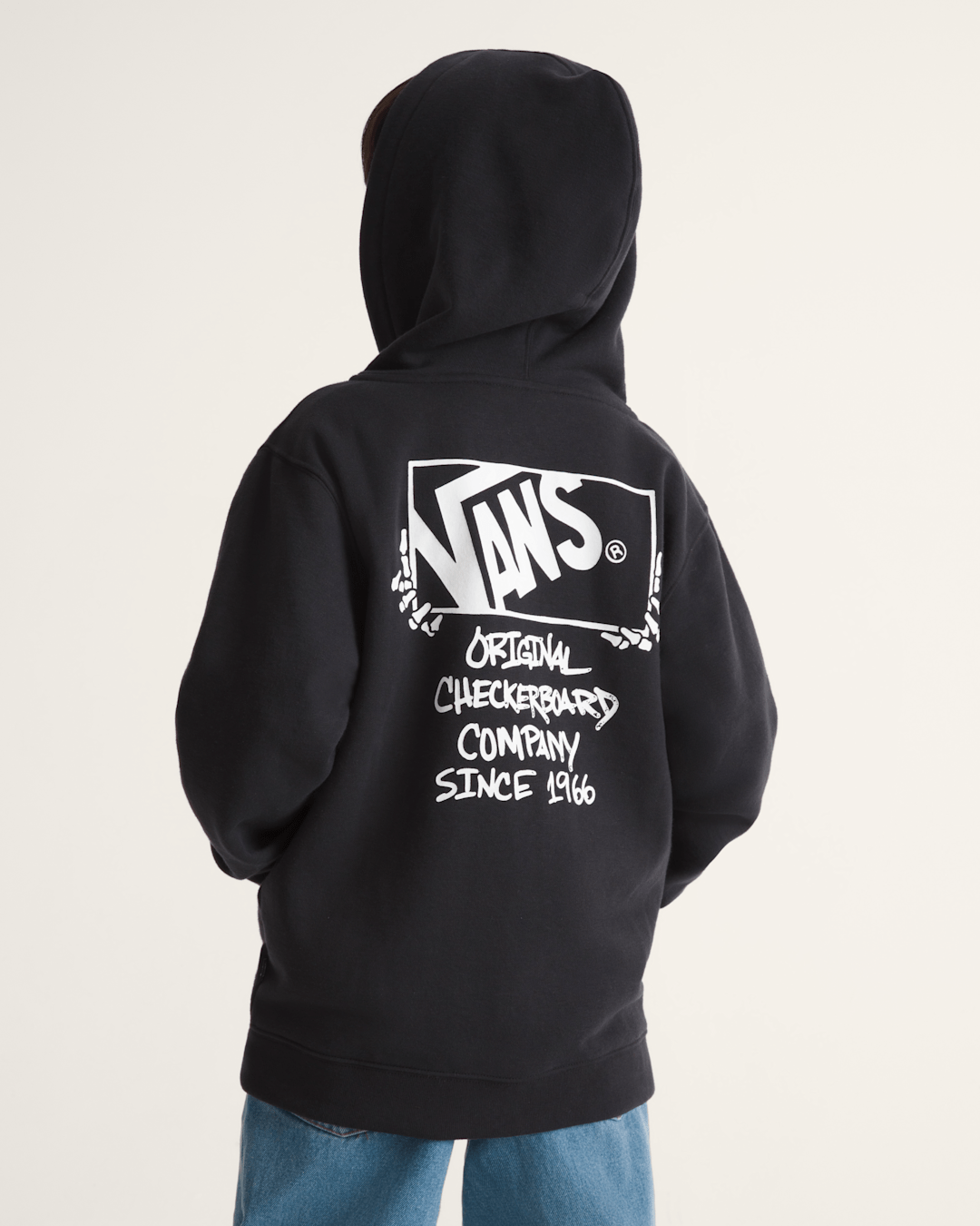 Kids Framework Zip Hoodie in Black | Vans on sale