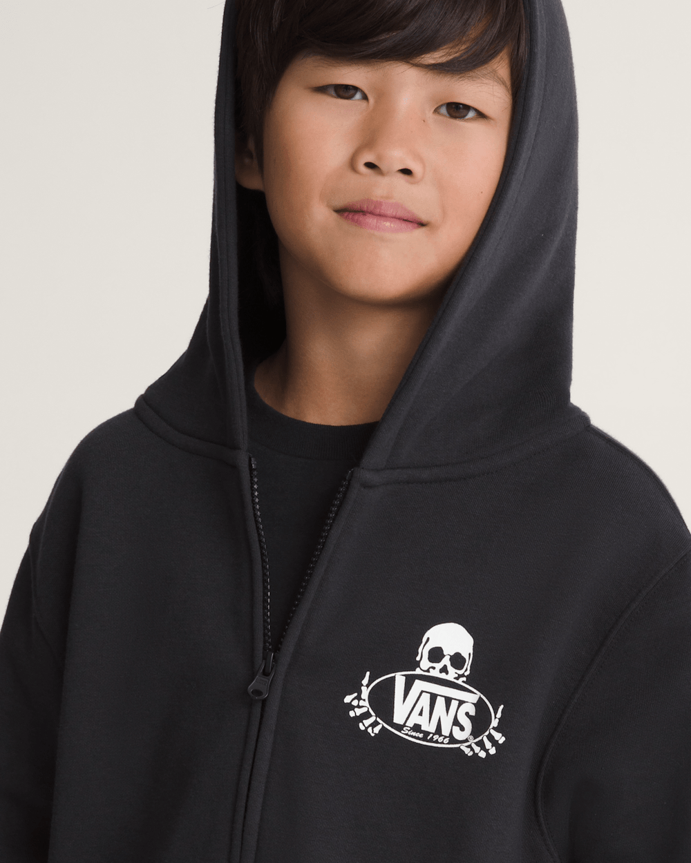 Kids Framework Zip Hoodie in Black | Vans on sale