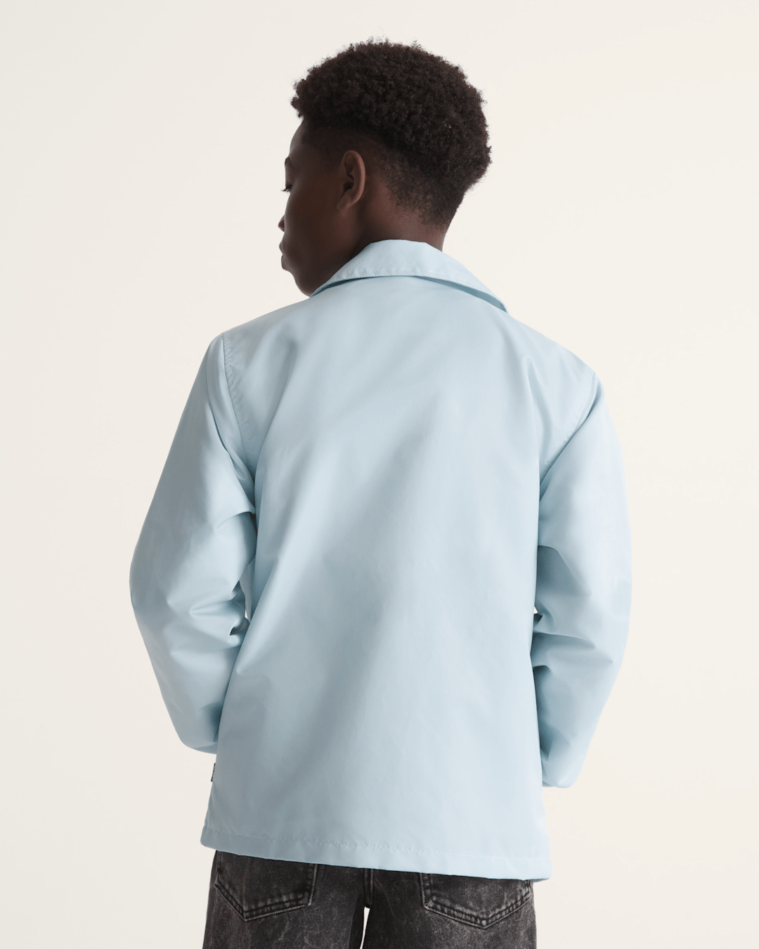Kids Torrey Coaches Jacket in Dawn Mist Blue | Vans discount