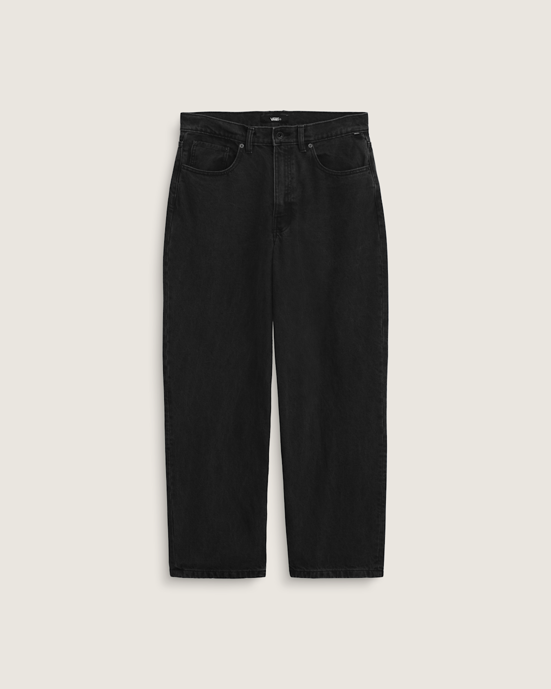 Kids Check-5 Loose Denim Pants in Stonewash Black | Vans near me