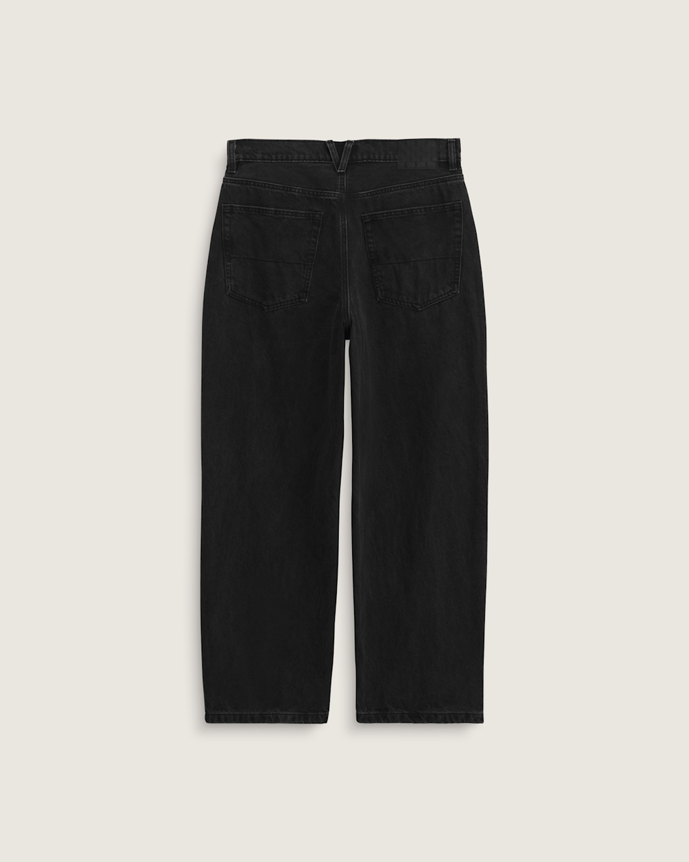Kids Check-5 Loose Denim Pants in Stonewash Black | Vans near me