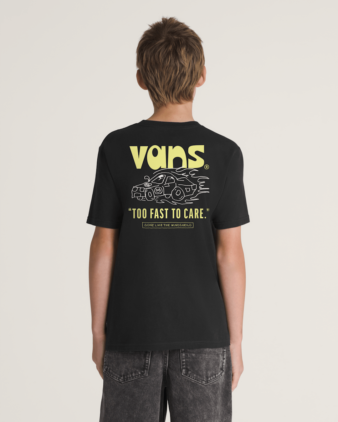 Kids Too Fast T-Shirt in Black | Vans sale