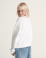 Kids Flow Field Crew Sweatshirt in Marshmallow White | Vans discount