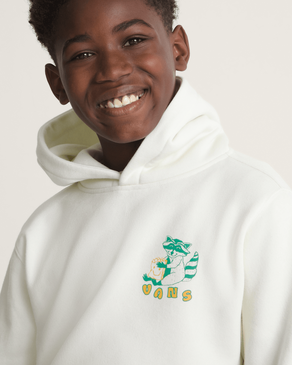Kids Lazy Daze Pullover Sweatshirt in Marshmallow White | Vans outlet