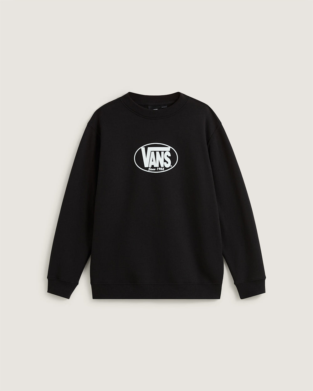 Kids Classic Oval Crew Sweatshirt in Black | Vans on sale